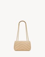 YSL LOULOU small in MATELASSÉ suede - Image 3